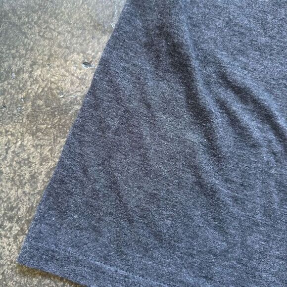 Volcom Grey Short Sleeve T-Shirt Size Medium Cotton Blend Middle Logo Skater - Picture 8 of 14
